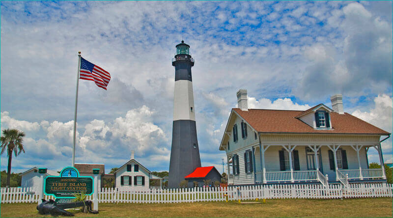 Lighthouse on Tybee Island